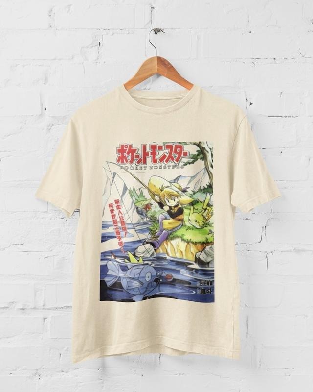 Japanese Retro Vintage Pocket Monsters Cover Anime - Adult & Kids T-Shirts, Sweatshirts & Hoodies apparel design preview 1