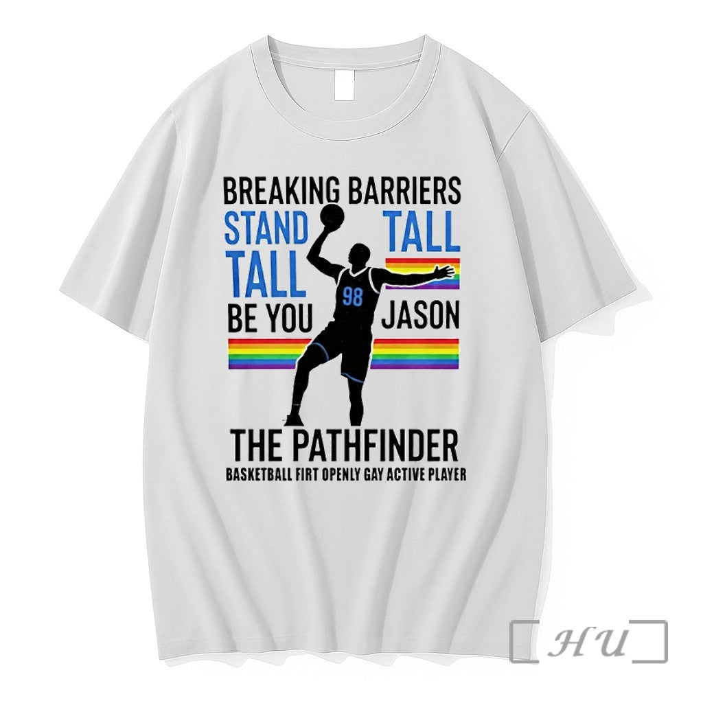 Jason Breaking Barriers Stand Tall Be You The - Adult & Kids T-Shirts, Sweatshirts & Hoodies apparel design preview 1