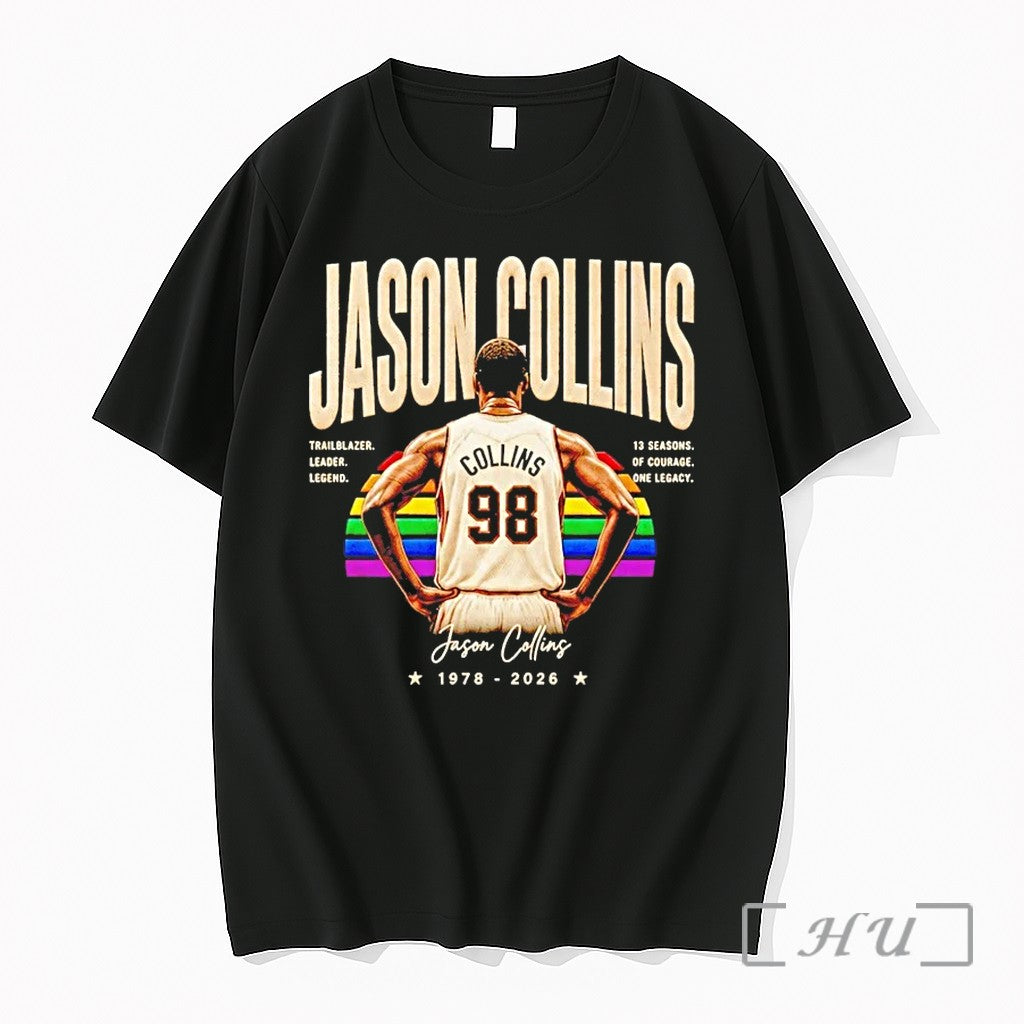 Jason Collins Trail Blazer Leader Legend 13 Season Of - Adult & Kids T-Shirts, Sweatshirts & Hoodies apparel design preview 1