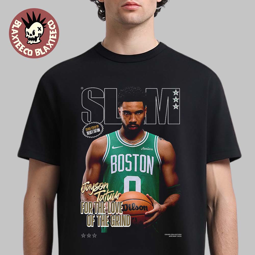 Jason Tatum Boston Celtics On The Cover Of SLAM 261 - Adult & Kids T-Shirts, Sweatshirts & Hoodies apparel design preview 1