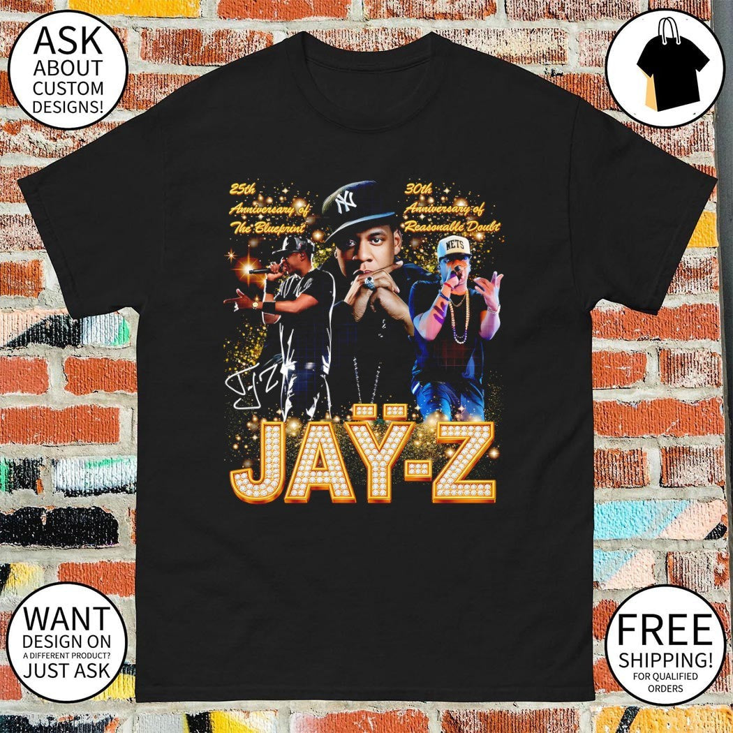 Jay-Z Yankee Stadium Anniversary of the Blueprint - Adult & Kids T-Shirts, Sweatshirts & Hoodies apparel design preview 1