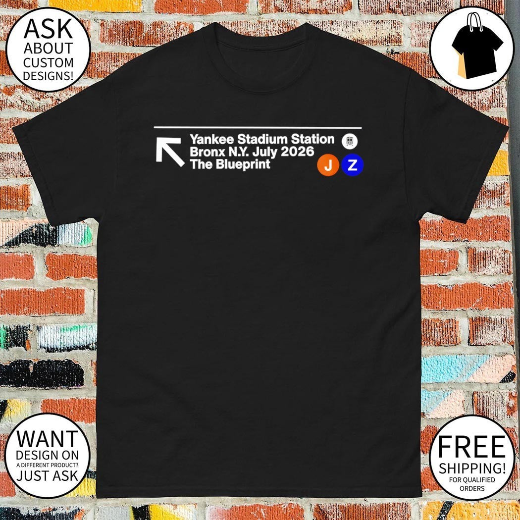 Jay-Z Yankee Stadium Summer Concert Bronx NY July - Adult & Kids T-Shirts, Sweatshirts & Hoodies apparel design preview 1
