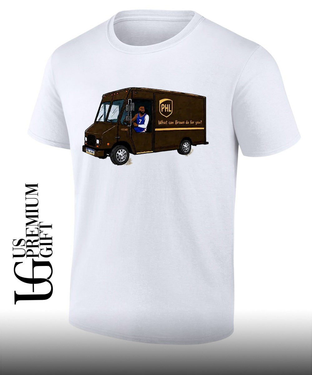 Jaylen Brown driving car PHL What Can Do For You - Adult & Kids T-Shirts, Sweatshirts & Hoodies apparel design preview 1