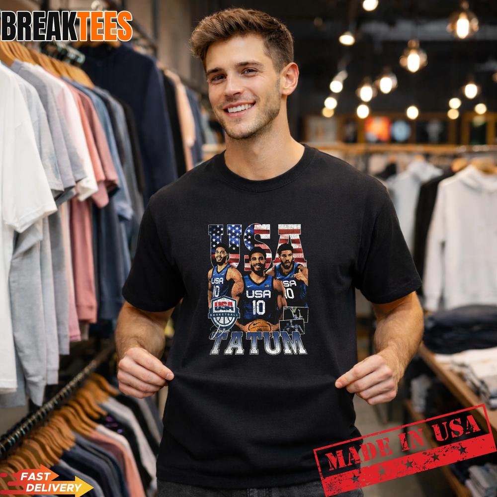 Jayson Tatum Team USA Basketball Streetwear Fan - Adult & Kids T-Shirts, Sweatshirts & Hoodies apparel design preview 1