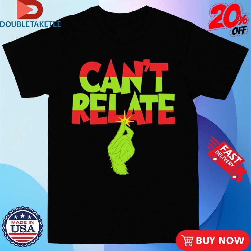 Jeffree Star Cosmetics Can't Relate The Grinch - Adult & Kids T-Shirts, Sweatshirts & Hoodies apparel design preview 1