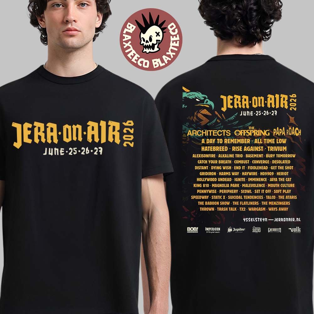 Jera On Air 2026 Festival Full Lineup In Ysselsteyn - Adult & Kids T-Shirts, Sweatshirts & Hoodies apparel design preview 1
