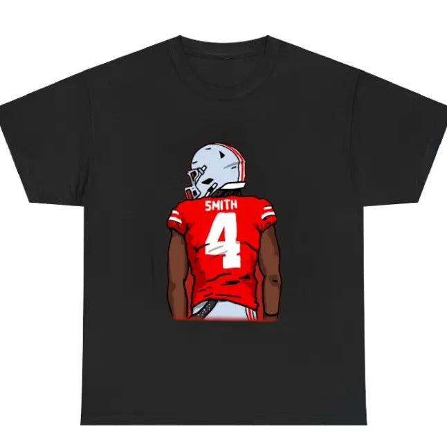 Jeremiah Smith 90s Vintage Football Fans Crew Neck - Adult & Kids T-Shirts, Sweatshirts & Hoodies apparel design preview 1