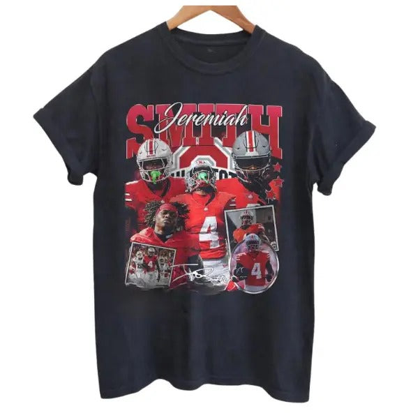 Jeremiah Smith Football Classic 90s Funny Vintage - Adult & Kids T-Shirts, Sweatshirts & Hoodies apparel design preview 1