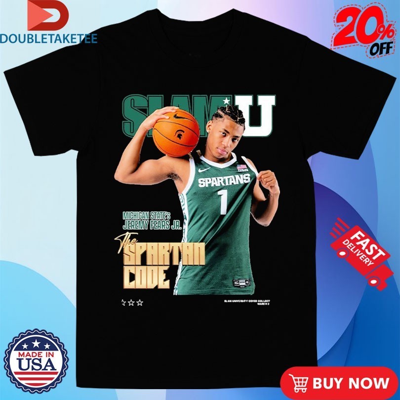 Jeremy Fears Jr. Big Ten SlamU Michigan State - Adult & Kids T-Shirts, Sweatshirts & Hoodies apparel design preview 1