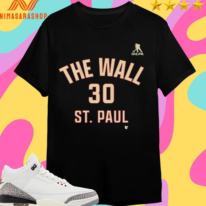 Jesper Wallstedt Minnesota Wild The Wall Of St. Paul - Adult & Kids T-Shirts, Sweatshirts & Hoodies apparel design preview 1