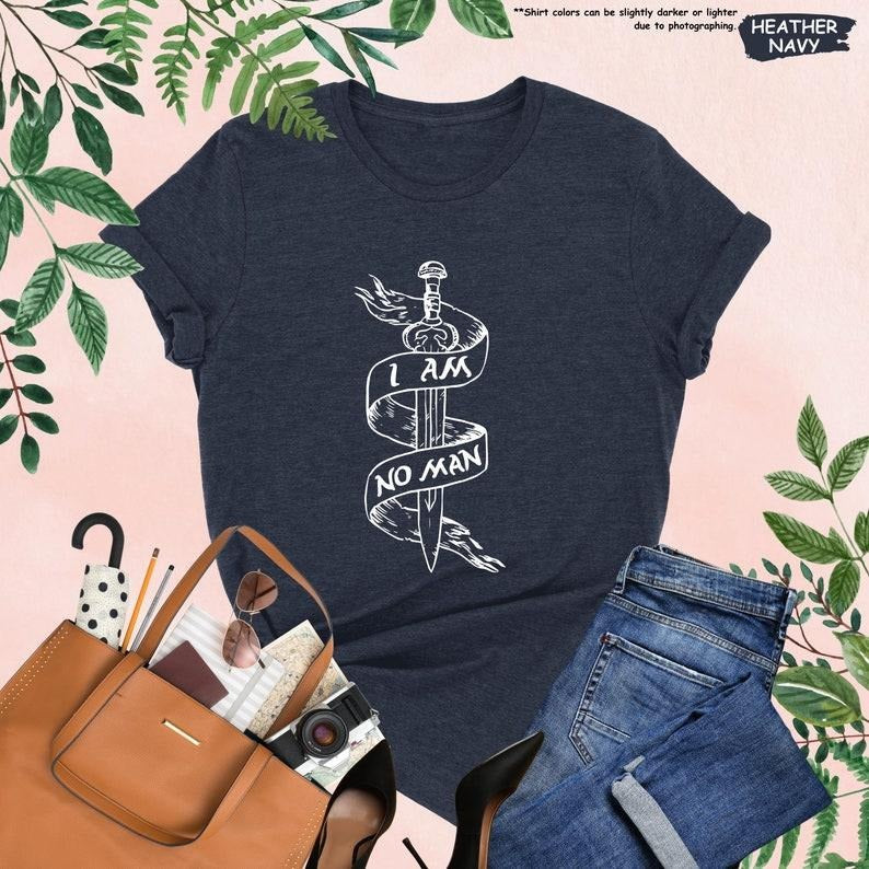 Jessie J Ross I Am No Man Book Lover Fantasy Movie - Adult & Kids T-Shirts, Sweatshirts & Hoodies apparel design preview 1
