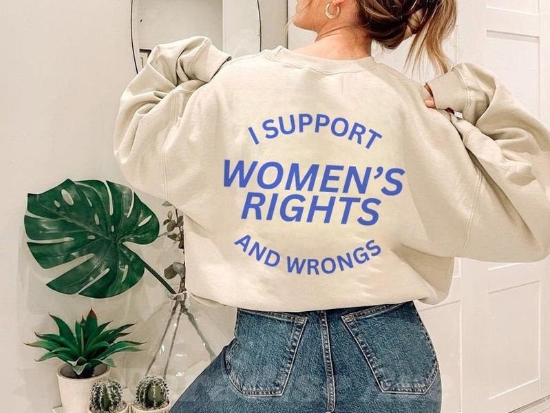 Jessie J Ross I Support Rights Wrongs Feminist Equal - Adult & Kids T-Shirts, Sweatshirts & Hoodies apparel design preview 1