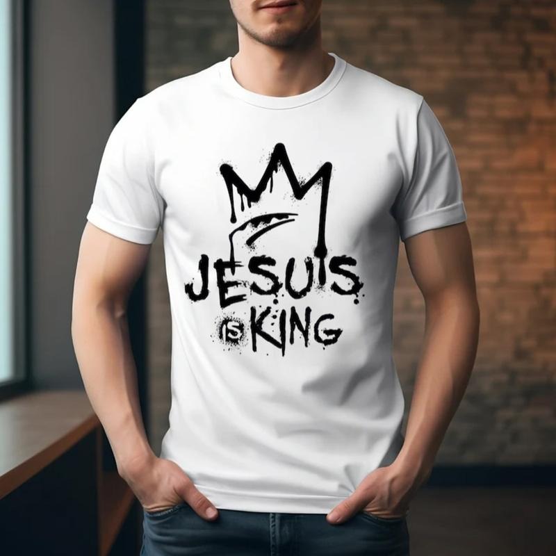 Jesus Is King Pure Cotton Fabric Casual Streetstyle - Adult & Kids T-Shirts, Sweatshirts & Hoodies apparel design preview 1