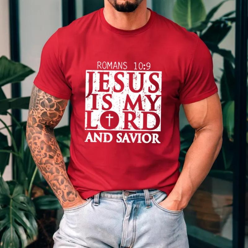 Jesus Is My Lord Savior Pure Cotton Fabric Casual - Adult & Kids T-Shirts, Sweatshirts & Hoodies apparel design preview 1