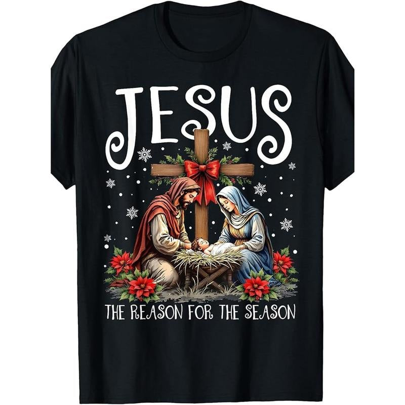 Jesus Is Reason" Vintage Inspired Cotton Crew Neck - Adult & Kids T-Shirts, Sweatshirts & Hoodies apparel design preview 1