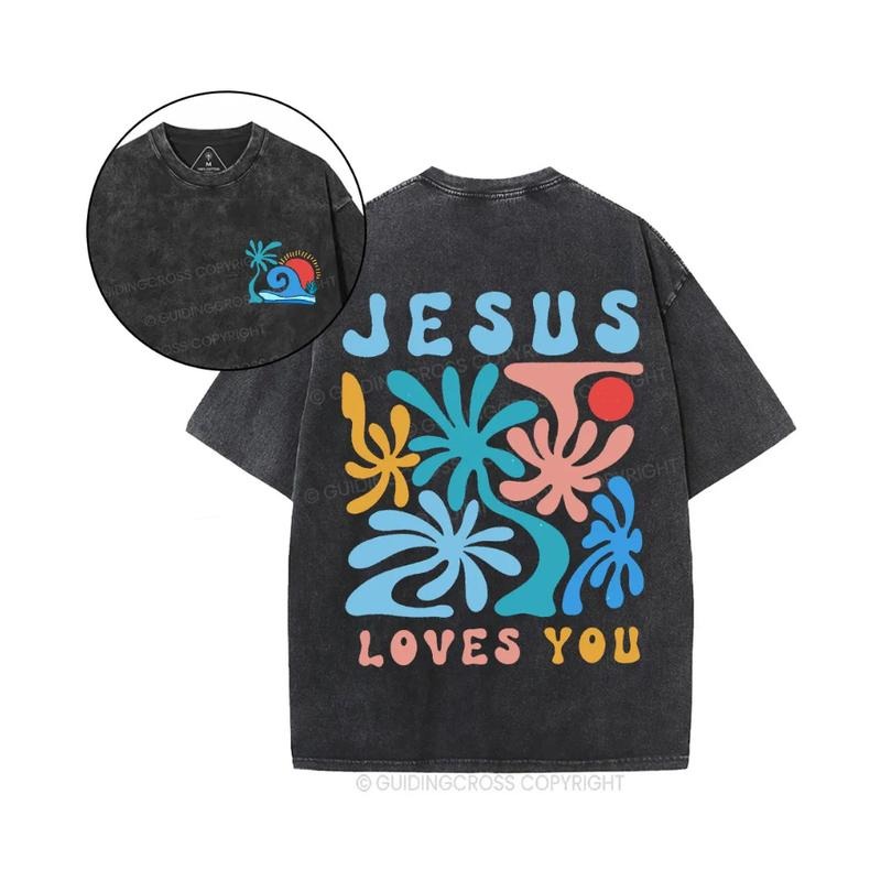 Jesus Love You Christian Pure Cotton Fabric Casual - Adult & Kids T-Shirts, Sweatshirts & Hoodies apparel design preview 1
