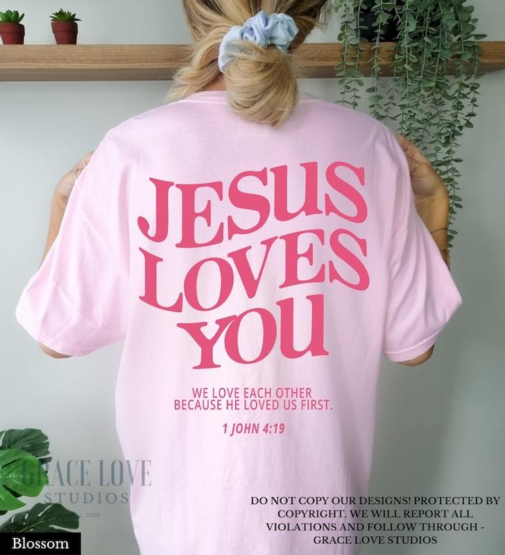 Jesus Loves You Love Like Christian Is King - Adult & Kids T-Shirts, Sweatshirts & Hoodies apparel design preview 1