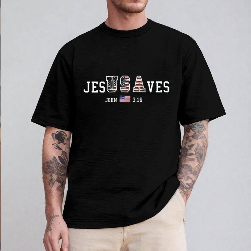 Jesus Saves Pure Cotton Fabric Casual Streetstyle - Adult & Kids T-Shirts, Sweatshirts & Hoodies apparel design preview 1