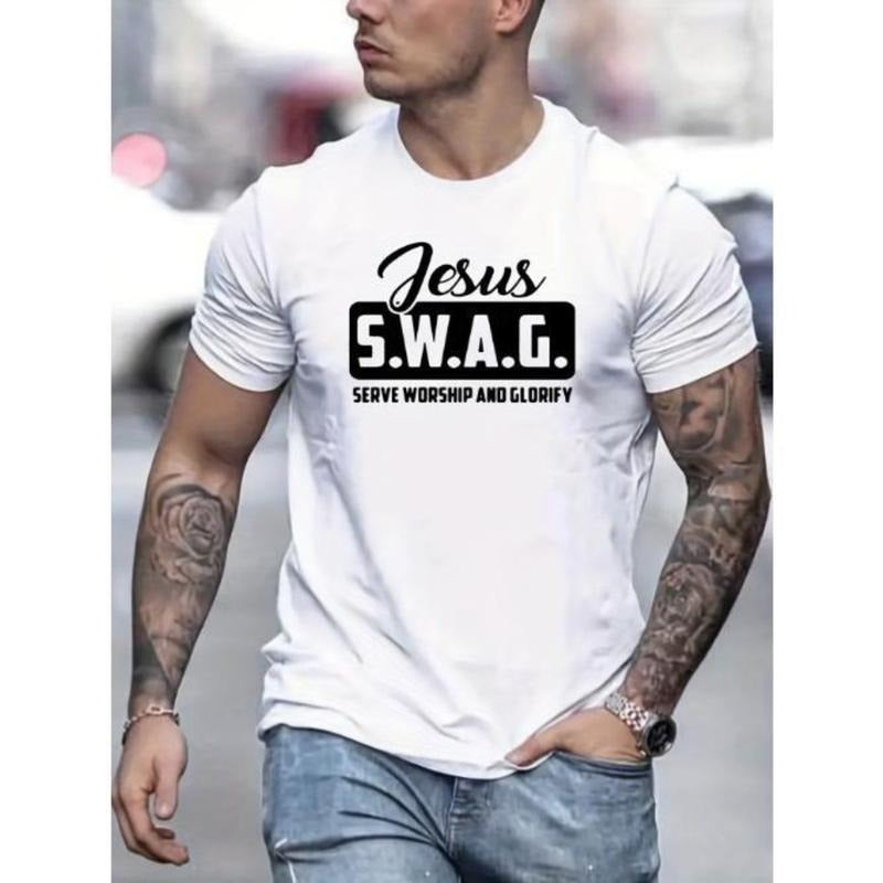 Jesus Swag Short Sleeve Crew Neck Casual Summer - Adult & Kids T-Shirts, Sweatshirts & Hoodies apparel design preview 1