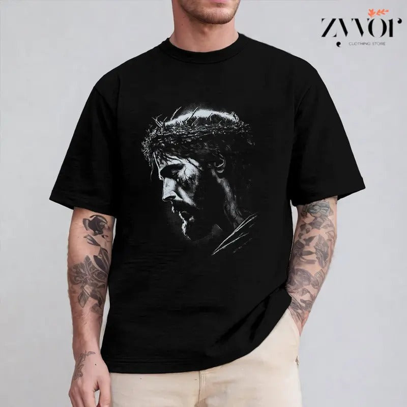 Jesus Casual Crew Neck Short Sleeve Tops Perfect - Adult & Kids T-Shirts, Sweatshirts & Hoodies apparel design preview 1