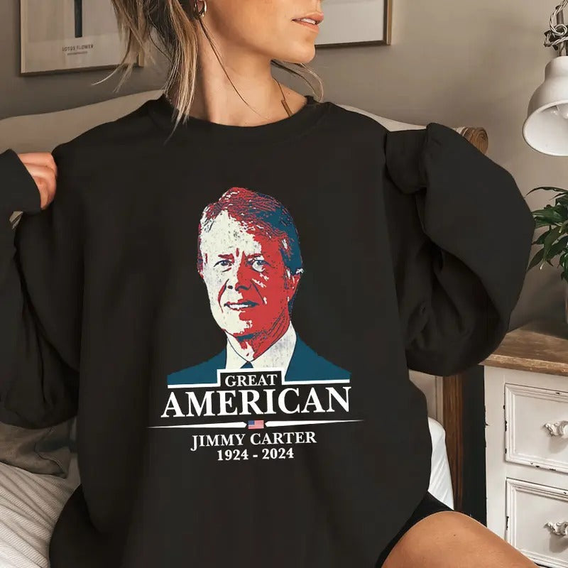Jimmy Carter Tribute Great American President - Adult & Kids T-Shirts, Sweatshirts & Hoodies apparel design preview 1