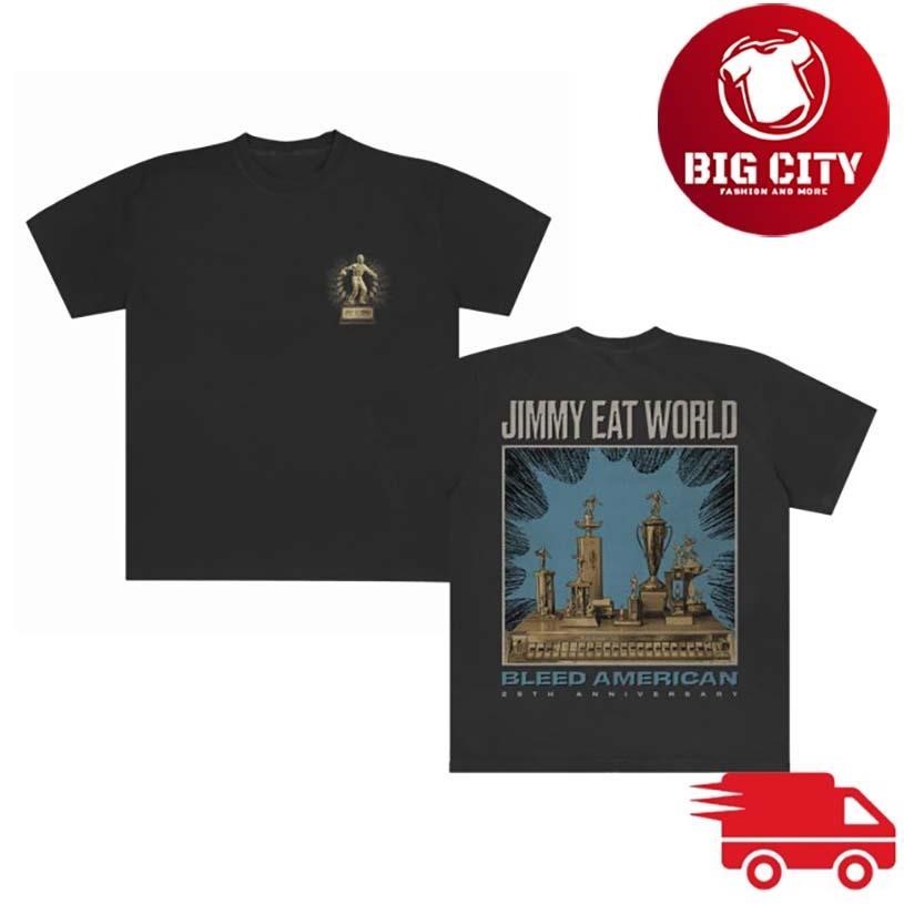 Jimmy Eat World Bleed American 25Th Anniversary 2026 - Adult & Kids T-Shirts, Sweatshirts & Hoodies apparel design preview 1
