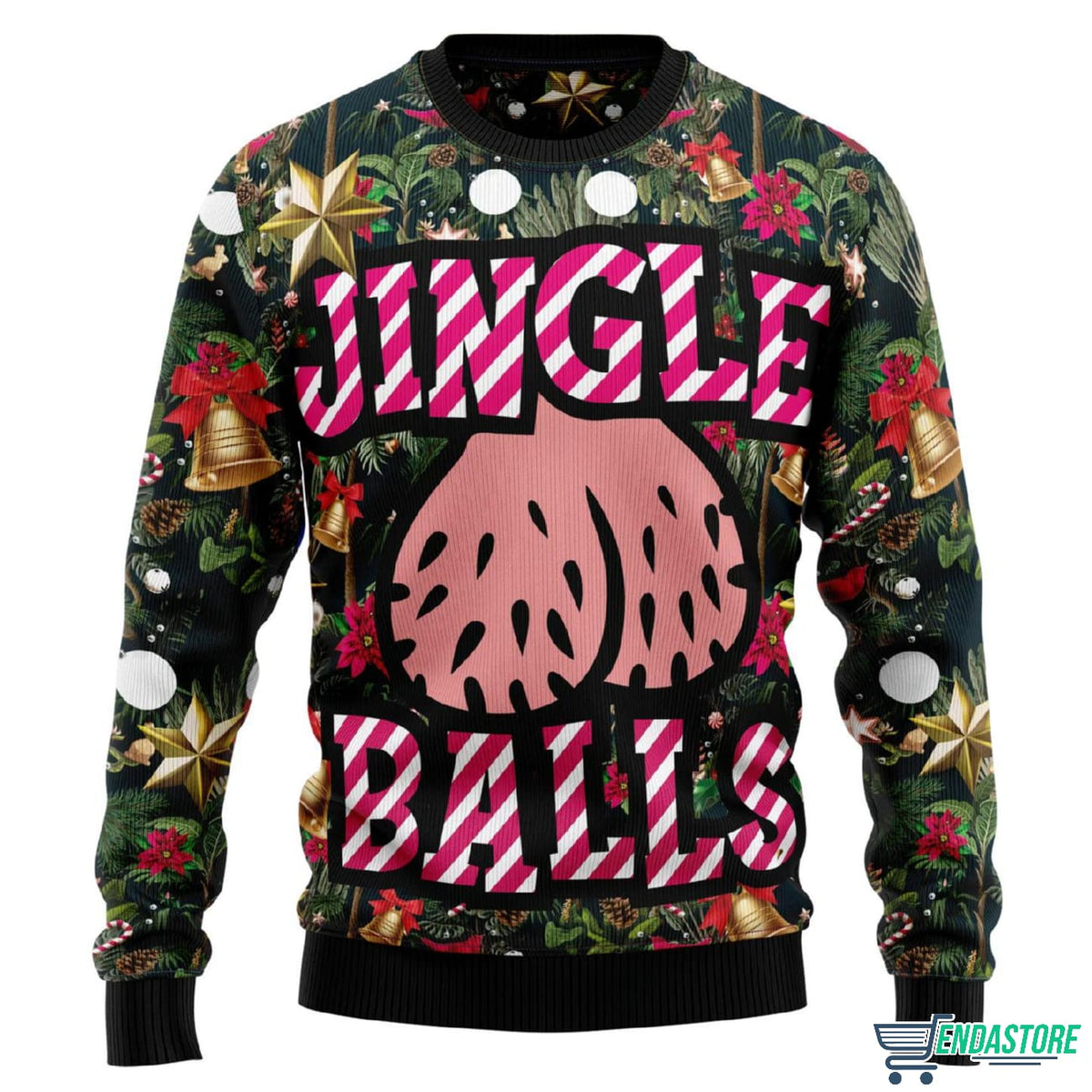 Jingle Balls Sack 3D Ugly Christmas Sweater - Holiday Gift product image