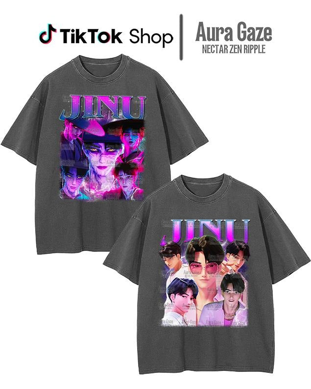 Jinu 2 Version KPop Demon Hunters Comfort Colors Fan - Adult & Kids T-Shirts, Sweatshirts & Hoodies apparel design preview 1