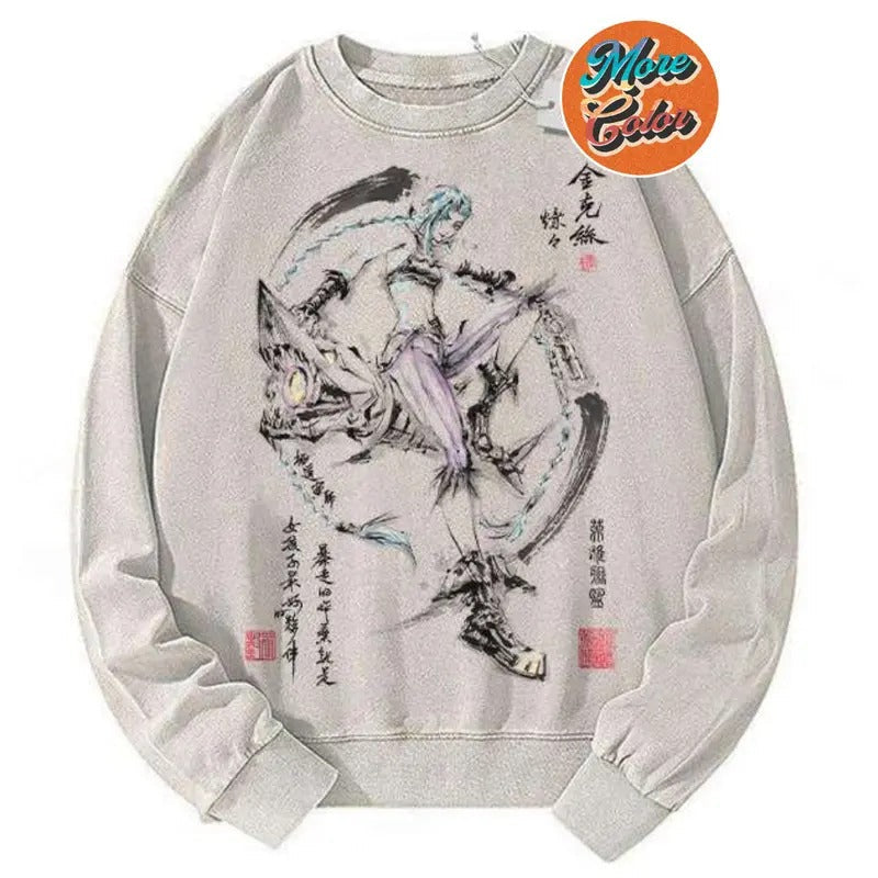 Jinx League Legends LoL Anime Vintage Cotton Crew - Adult & Kids T-Shirts, Sweatshirts & Hoodies apparel design preview 1