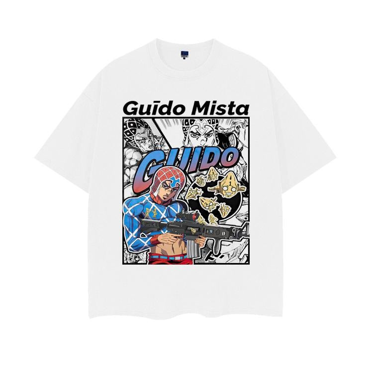 JoJo'S Bizarre Adventure "Mista Gear Upgrade" - Adult & Kids T-Shirts, Sweatshirts & Hoodies apparel design preview 1