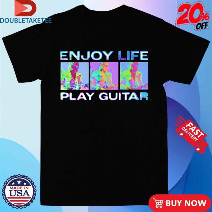 Joe Bonamassa Enjoy Life, Play Guitar - Adult & Kids T-Shirts, Sweatshirts & Hoodies apparel design preview 1