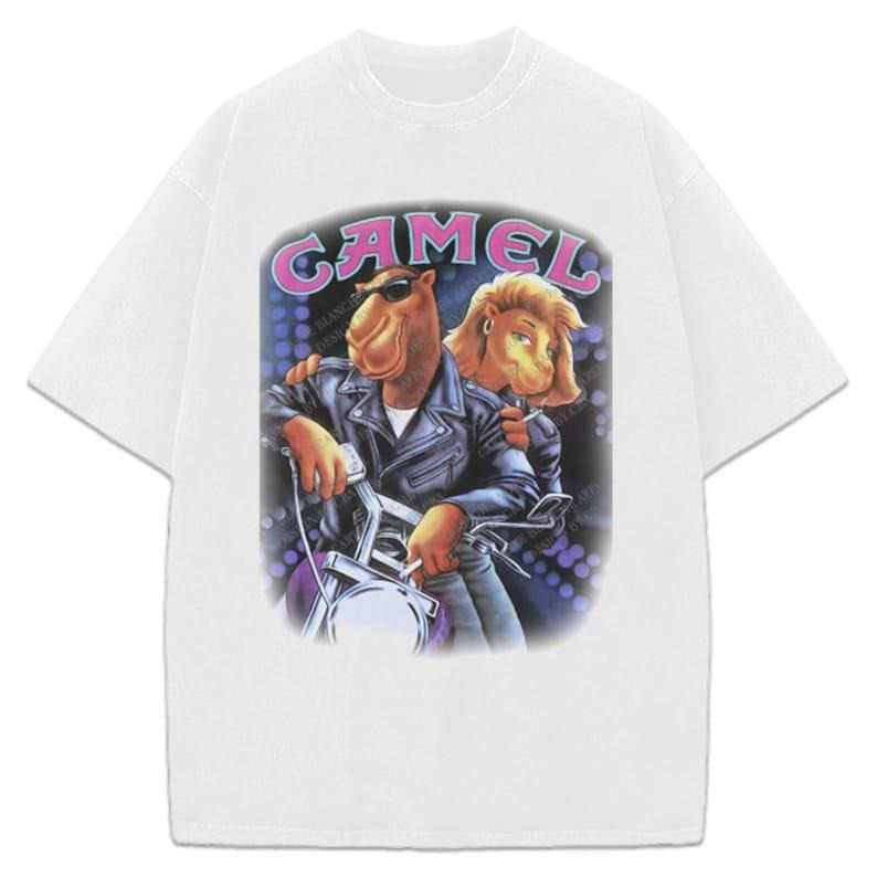 Joe Camel Motorcycle Vintage - Adult & Kids T-Shirts, Sweatshirts & Hoodies apparel design preview 1