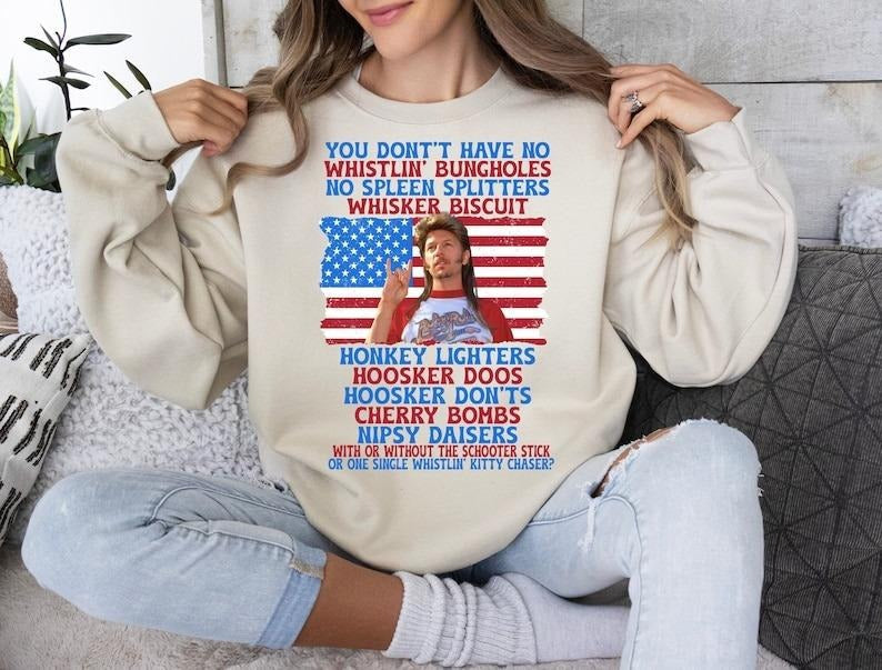 Joe Dirt 4th July Merica Independence Day Patriotic - Adult & Kids T-Shirts, Sweatshirts & Hoodies apparel design preview 1