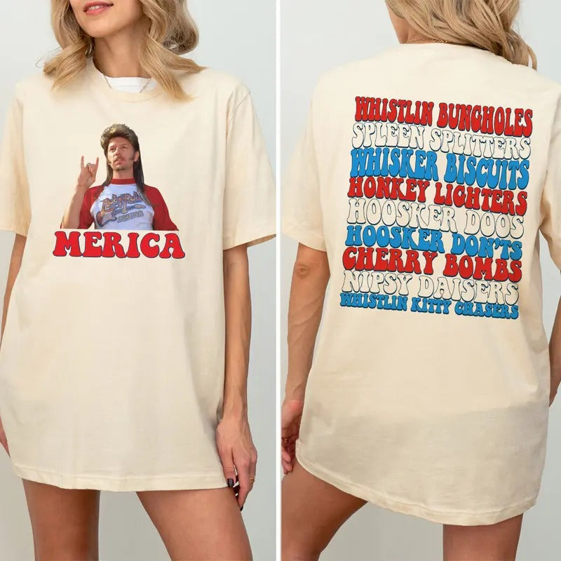 Joe Dirt America July 4th Funny Independence Day - Adult & Kids T-Shirts, Sweatshirts & Hoodies apparel design preview 1