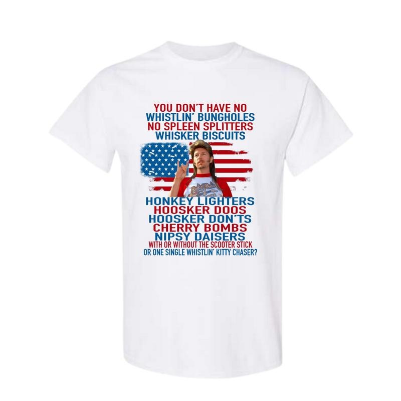 Joe Dirt Merica July 4th Independence Day Full Color - Adult & Kids T-Shirts, Sweatshirts & Hoodies apparel design preview 1