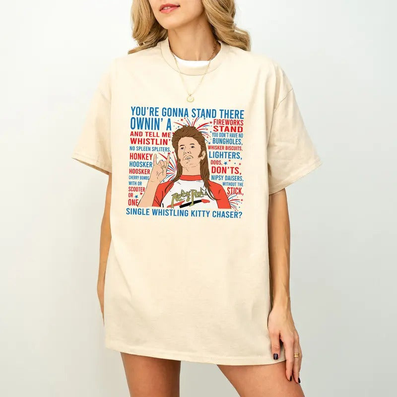 Joe Dirt 4th July Patriotic America Independence Day - Adult & Kids T-Shirts, Sweatshirts & Hoodies apparel design preview 1