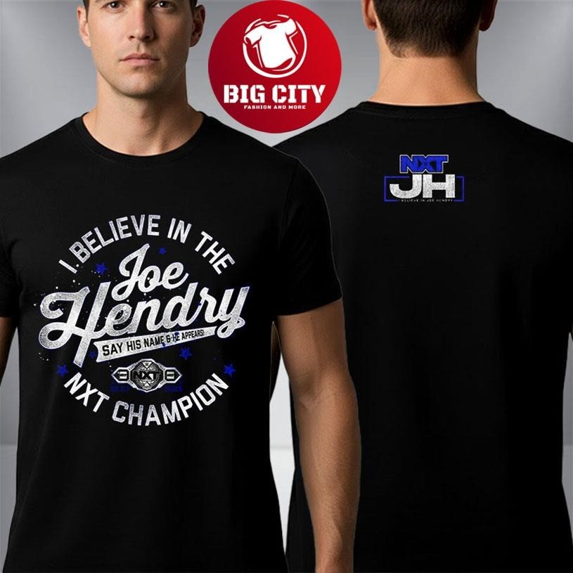 Joe Hendry NXT Champion I Believe In The Two Sided - Adult & Kids T-Shirts, Sweatshirts & Hoodies apparel design preview 1
