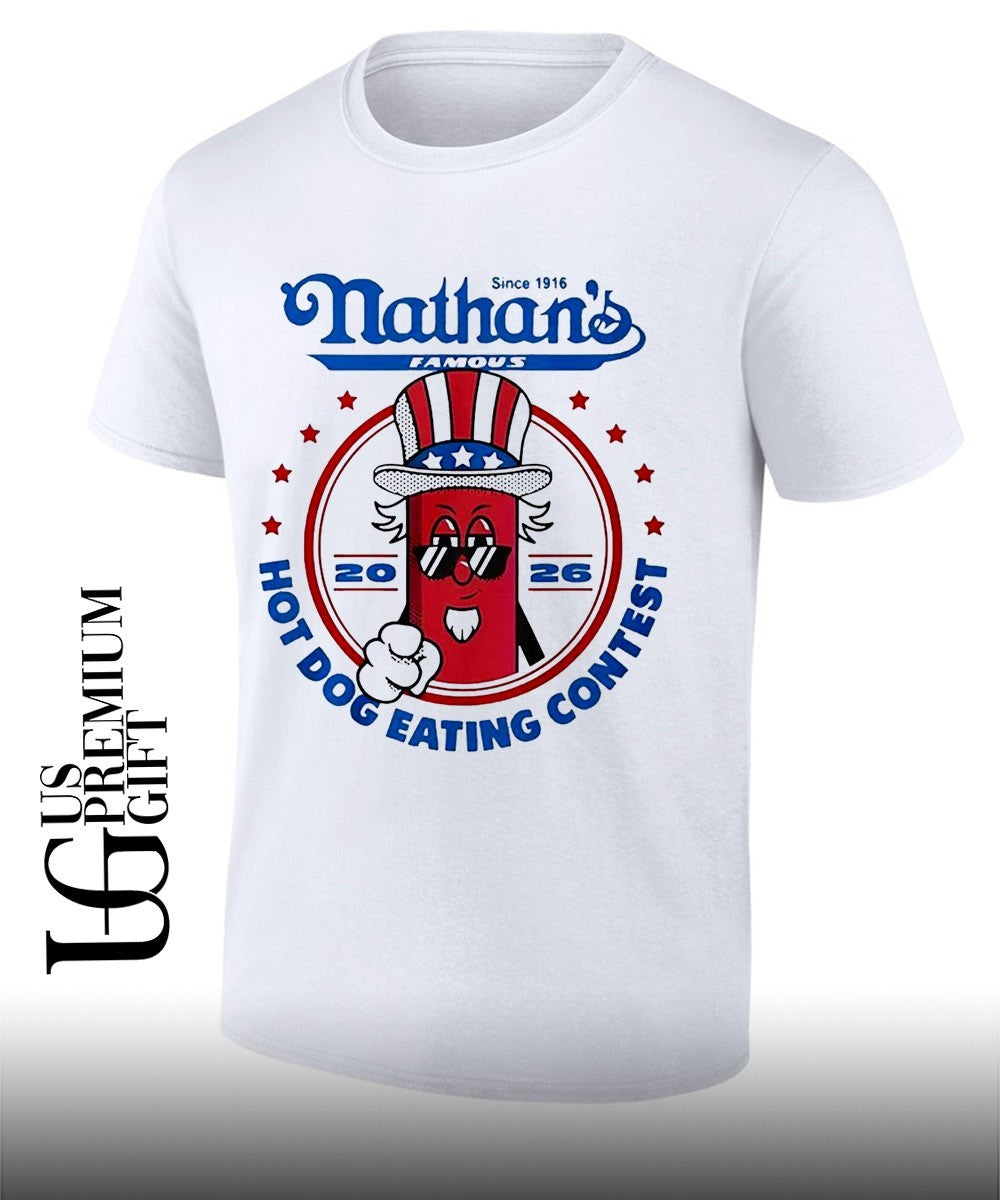 Joey Chestnut Nathan's Hot Dog Contest 2026 - Adult & Kids T-Shirts, Sweatshirts & Hoodies apparel design preview 1