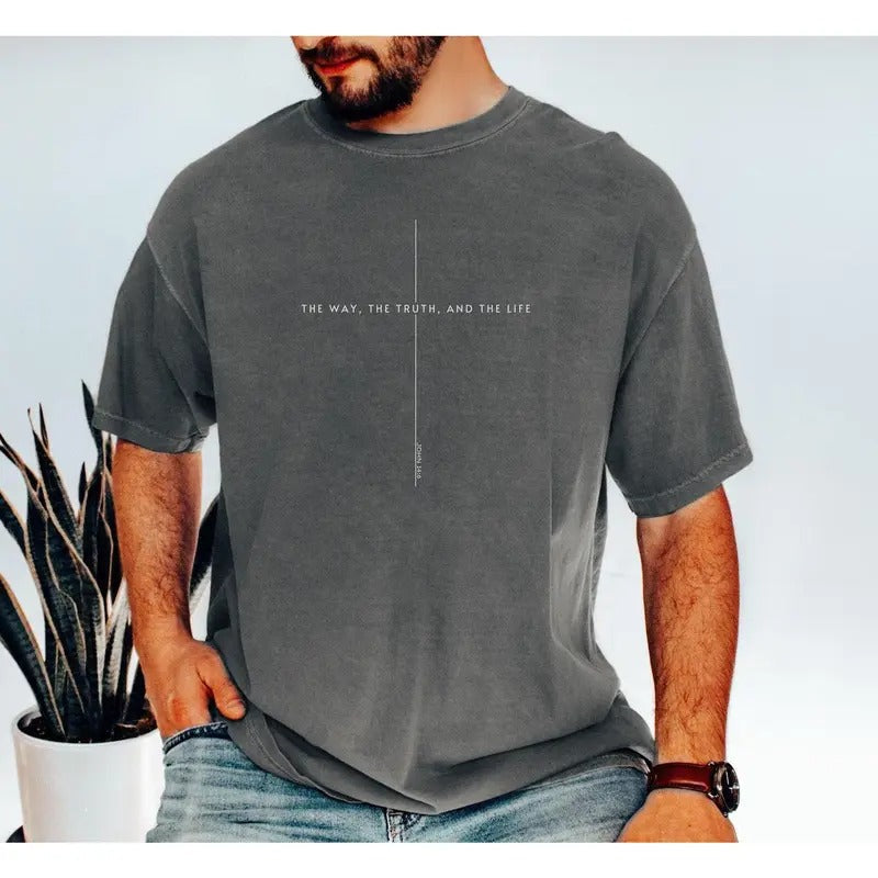 John 14 6 Yeshua Jesus Is King Way Truth Life - Adult & Kids T-Shirts, Sweatshirts & Hoodies apparel design preview 1