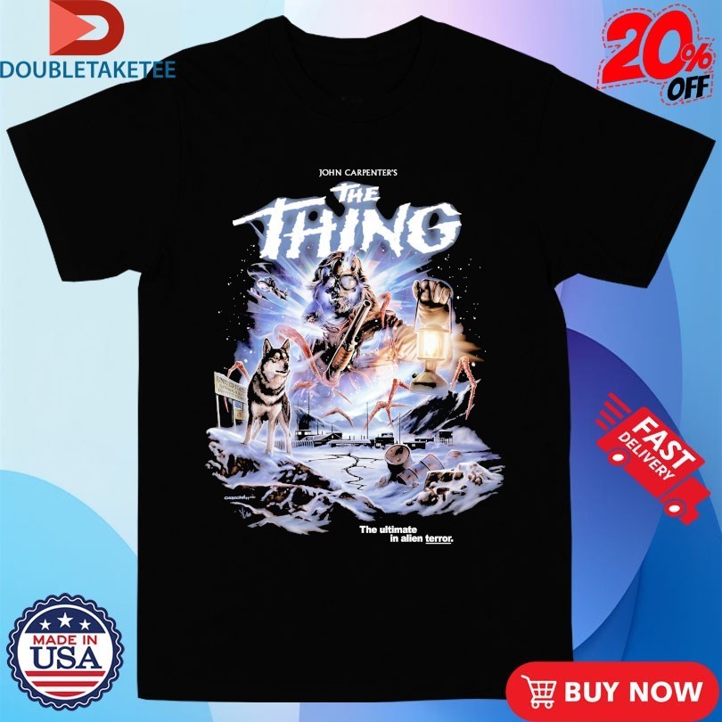 John Carpenter's The Thing Ultimate In Alien Terror - Adult & Kids T-Shirts, Sweatshirts & Hoodies apparel design preview 1