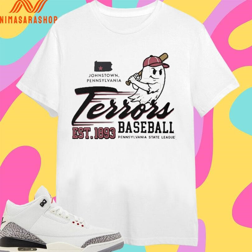 Johnstown Pennsylvania Terrors Baseball State League - Adult & Kids T-Shirts, Sweatshirts & Hoodies apparel design preview 1
