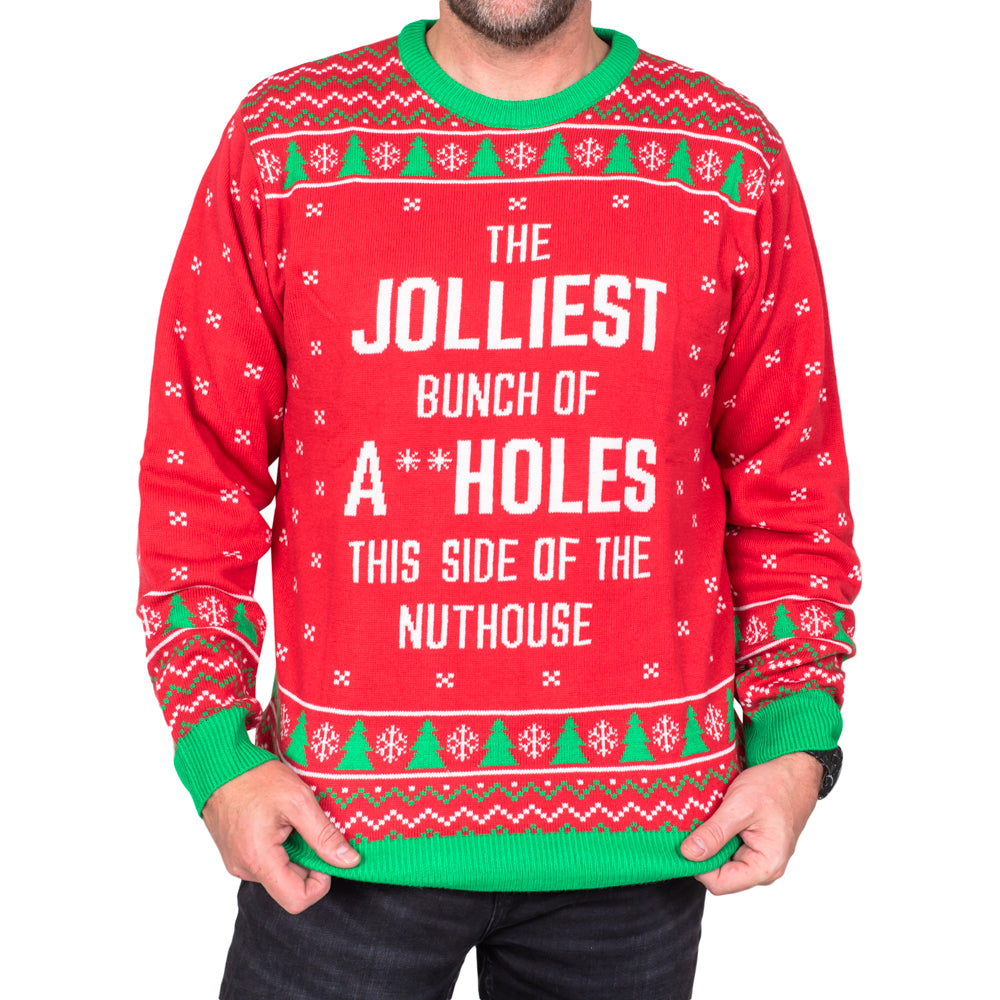 Vacation Movie The Jolliest Bunch Red Ugly Christmas Sweater - Holiday Gift product image