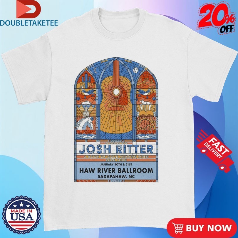 Josh Ritter How River Ballroom Jan 30-31 2026 - Adult & Kids T-Shirts, Sweatshirts & Hoodies apparel design preview 1