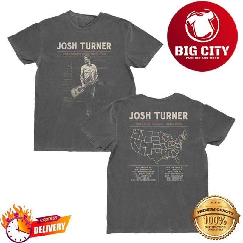 Josh Turner 2026 Tour Two Sided - Adult & Kids T-Shirts, Sweatshirts & Hoodies apparel design preview 1