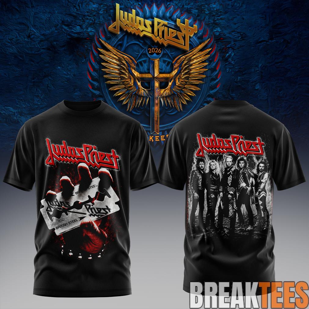 Judas Priest Faithkeepers 2026 Tour Vintage Metal - Adult & Kids T-Shirts, Sweatshirts & Hoodies apparel design preview 1