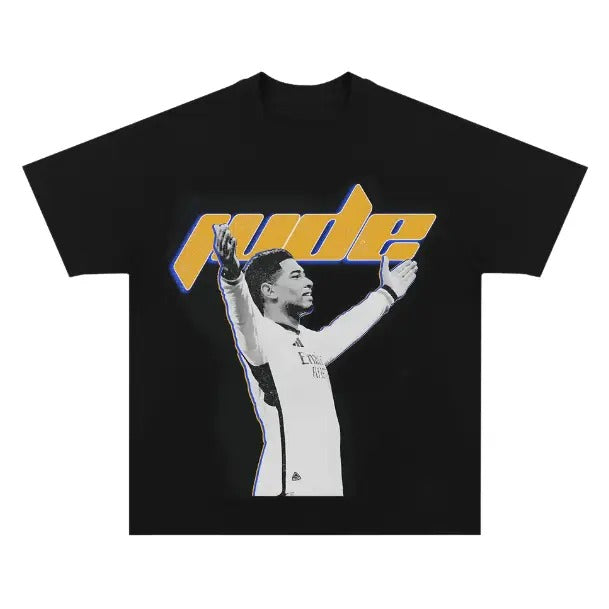 Jude Bellingham Y2k Vintage Soccer Sport Fan Cotton - Adult & Kids T-Shirts, Sweatshirts & Hoodies apparel design preview 1