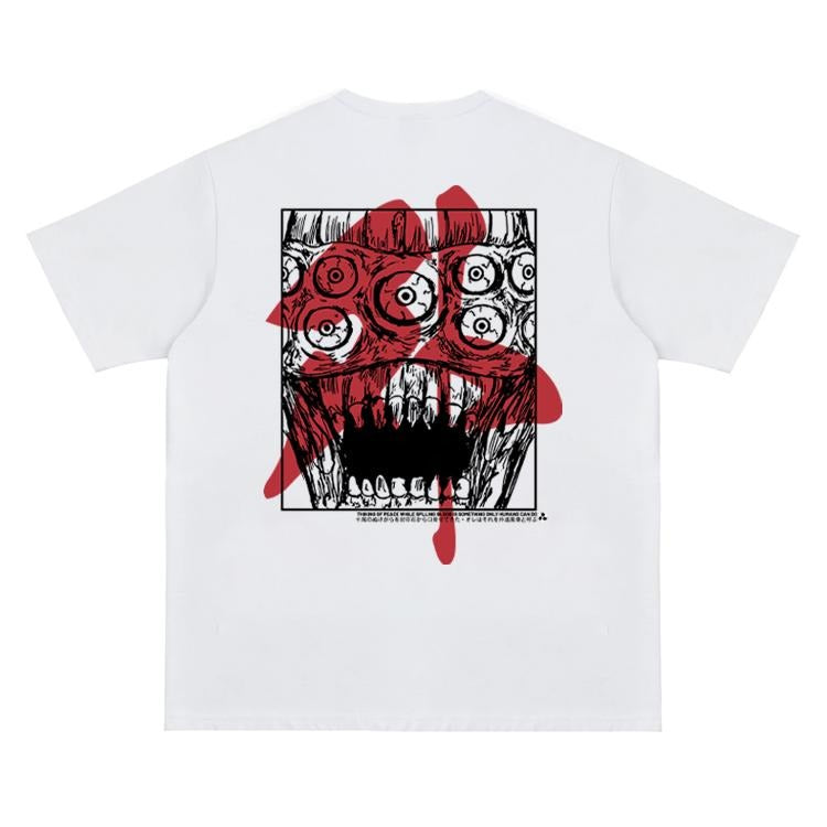 Jujutsu Kaisen "Cursed Fiend" Vintage Anime 100% - Adult & Kids T-Shirts, Sweatshirts & Hoodies apparel design preview 1