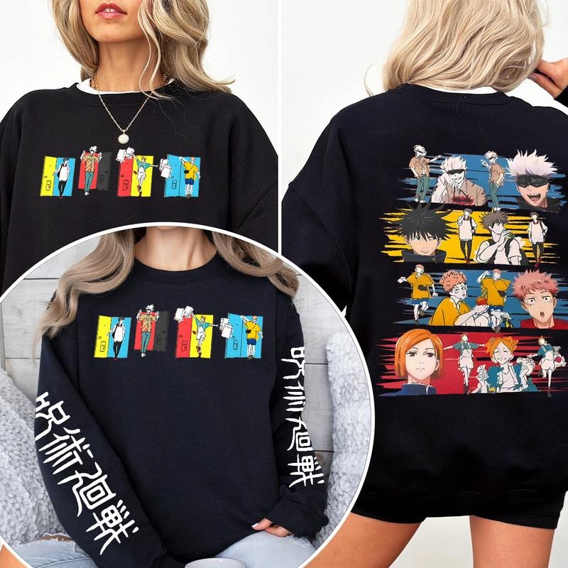 Jujutsu Kaisen Anime Streetwear Lover Guy Fan - Adult & Kids T-Shirts, Sweatshirts & Hoodies apparel design preview 1