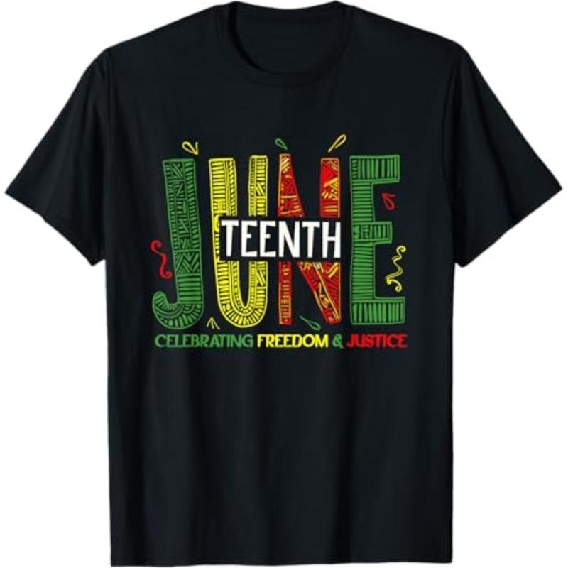 Juneteenth Celebrating Black Freedom Justice - Adult & Kids T-Shirts, Sweatshirts & Hoodies apparel design preview 1