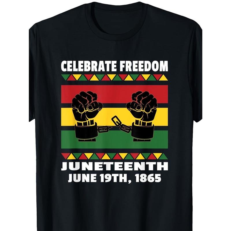 Juneteenth Celebration 100% Cotton Machine Washable - Adult & Kids T-Shirts, Sweatshirts & Hoodies apparel design preview 1